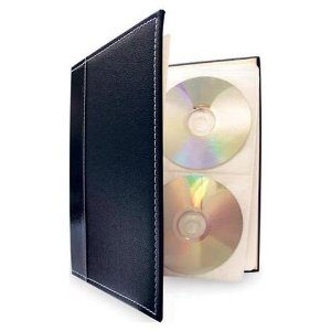 Bellagio Italia CD/DVD Storage Binders (6 Pack Black)