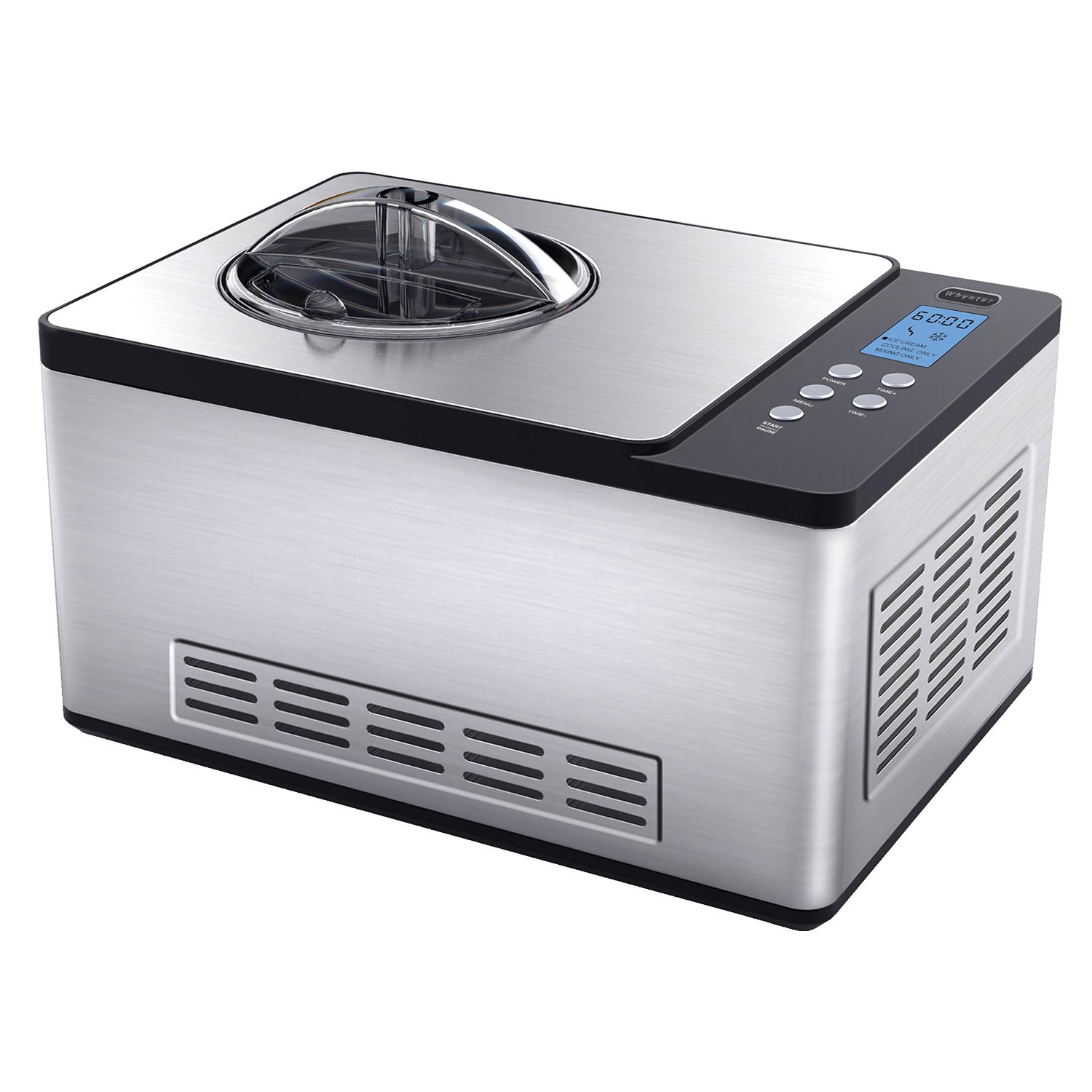 Whynter ICM-200LS Stainless Steel Ice Cream Maker, 2.1-Quart