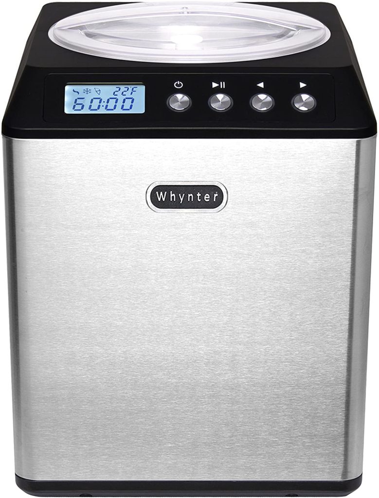 whynter icm-201sb 2 quart ice-cream maker